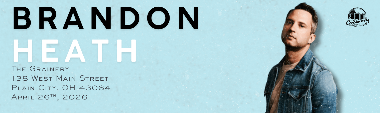 Brandon Heath at The Grainery